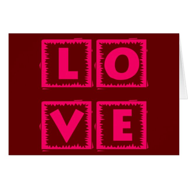 Boîte d'amour rose (Devant horizontal)