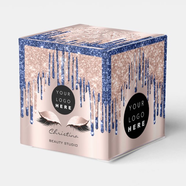 Boite de beauté marine Rose Logo Packaging (Arrière)