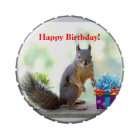 Écureuil de joyeux anniversaire
