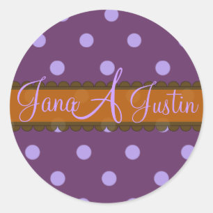 Boîte de chocolats autocollants monogramme