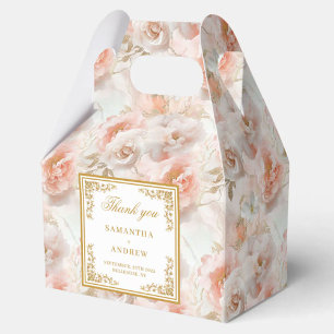 Boite de mariage préférée pour couleur or bleu min