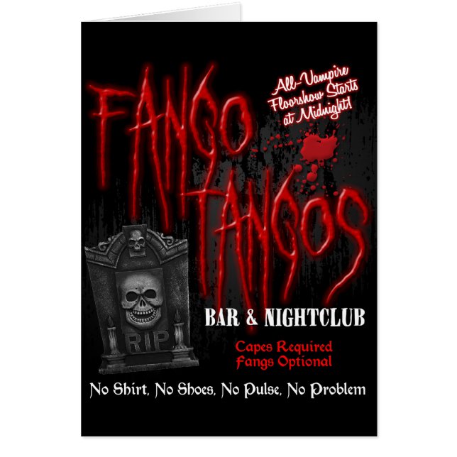 Boîte de nuit de vampire de tangos de Fango (Devant)