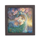 Boîte de trésor de stupéfaction de paon mini