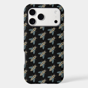 Boîte iPhone - Abeille à miel (noire)