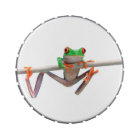 Étiquette de bonbons de grenouille