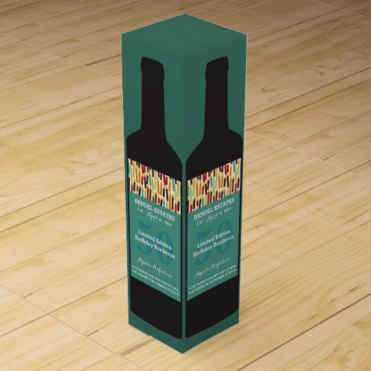 Boite Pour Bouteille De Vin Boite Cadeau Personnalisee De Vin D Anniversaire Zazzle Ca Boite Pour Bouteille De Vin Boite Cadeau Personnalisee De Vin D Anniversaire Zazzle Ca