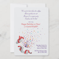 Boîte surprise Invitation fête d'anniversaire