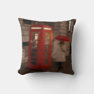 Boite téléphonique London Rainy Day / Coussin para