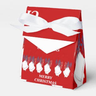 Boîtes Cadeaux Ballotins "Merry Christmas" – Rouge