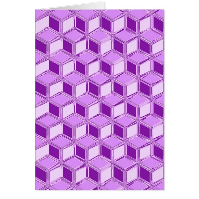 Boîtes Chrome 3-d - violet violet (Devant)