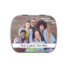 VOTRE PHOTO & TEXTE boîtes et jarres personnalisée