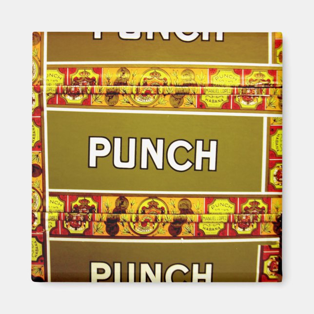 Boîtes de cigares cubains | Punch | Magnet (Devant)