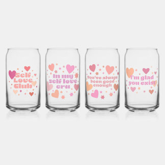 Boîtes en verre Self Love Set de 4
