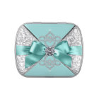 Élégant bonbons de fête d'anniversaire 16 ans bleu