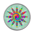 Pirouette d'arc-en-ciel de fleur