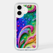 Boîtier de téléphone 3d coloré conception unique a