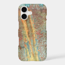 Boîtier de téléphone en cuivre rouillé