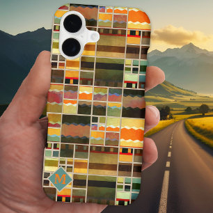 Boîtier de téléphone Monogramme en verre pilé