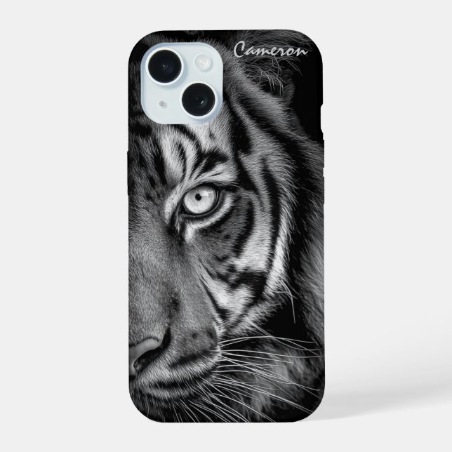 Boîtier de téléphone Tiger - Personnalisable (Verso)