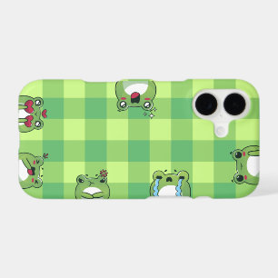 Boîtier Iphone 17 - Grenouille Kawaii