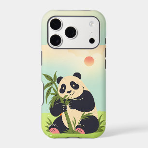 Boîtier iPhone 17 Panda Mignon – Bambou Kawaii