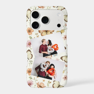 Boîtier iPhone 17 papillon floral personnalisé Pho