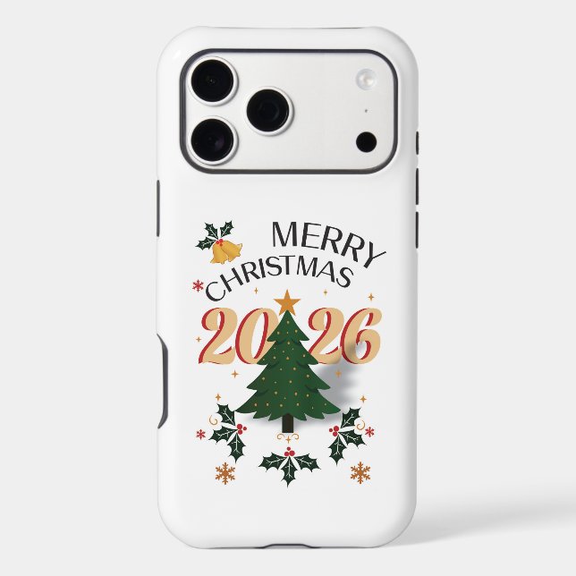 Boîtier iPhone 17 Pro Max Joyeux Noël (Verso)