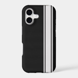 Boîtier iPhone 5 en fibre de carbone noire et rayu