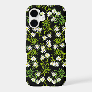 Boîtier iPhone 7 Fleurs alpines Edelweiss suisses