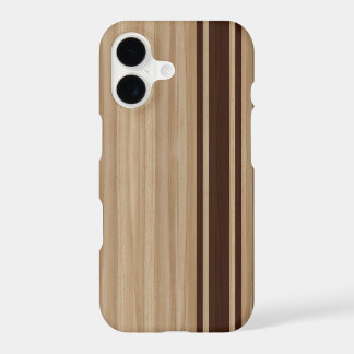 Boîtier iPhone 7 rayure bois - Style Surfboard