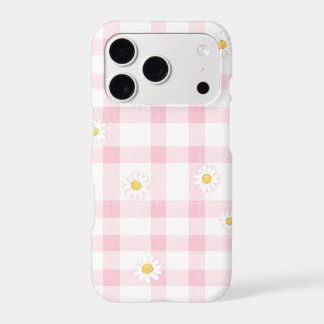 Boîtier iPhone à motif classique de gingham à marg
