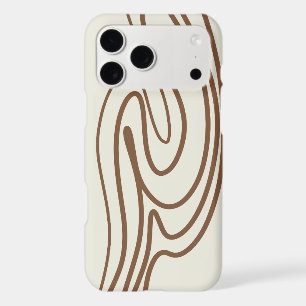 Boîtier iPhone Art Linéaire Abstrait Moderne – Min