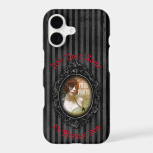Boîtier iPhone avec cadre gothique personnalisé av