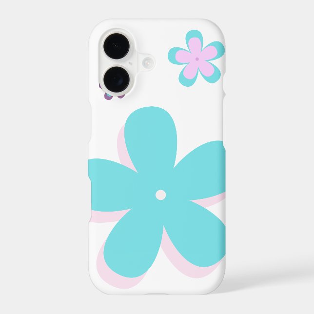Boîtier iPhone avec fleurs (Verso)