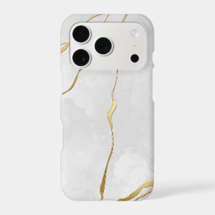 Boîtier iPhone en marbre blanc élégant