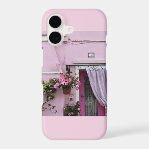 Boîtier iPhone Maison Miniature Rose Douce Rêveuse