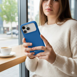 Boîtier iPhone Orange Cosmique Personnalisé avec P