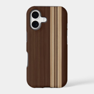 Boîtier pour iPhone 5 à rayures de bois - Style Su