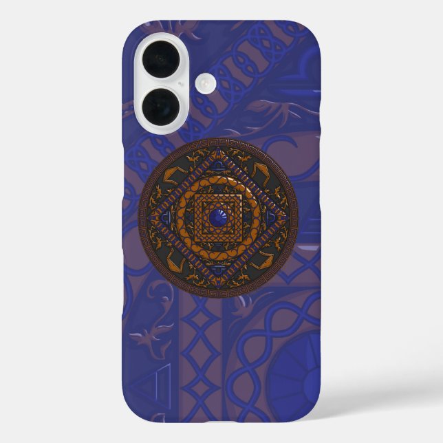 Boîtier téléphonique Coque Mandala de Libra (Verso)