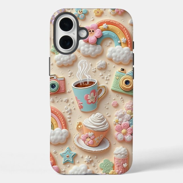 Boîtier téléphonique Cute Pastel - coque iphone ar (Verso)