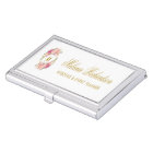 Aquarelle rose Floral Wreath Or Monogramme