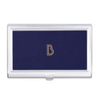 Coque vintage MODERNE OR et MONOGRAMME MARINE