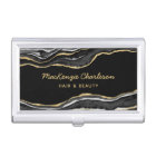 Parties scintillant dorée en marbre noir