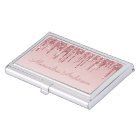 Parties scintillant rose Rose or et Monogramme éti