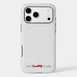Boîtiers pour iPhone 17 Ne touchez pas mon iPhone