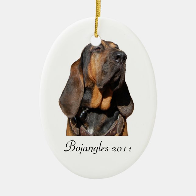 Bojangles Christmas ornament (Front)