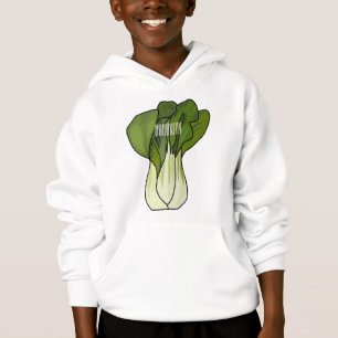 Bok choy cartoon illustration