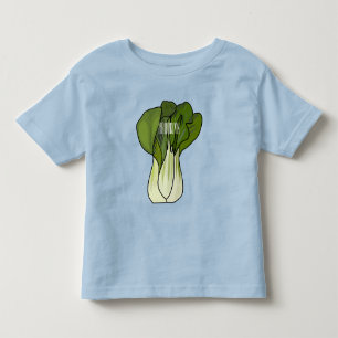 Bok choy cartoon illustration toddler t-shirt
