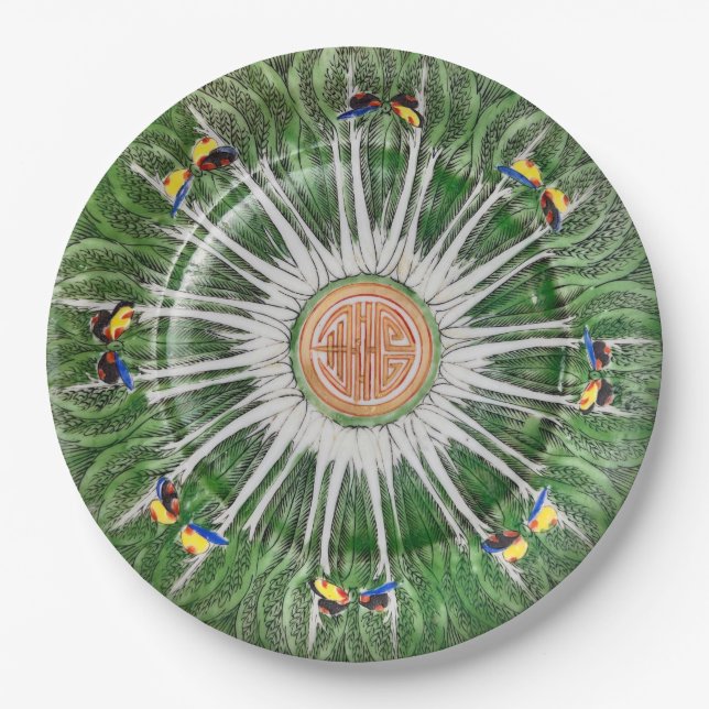 Bok Choy Paper Coaster Paper Plate (Front)