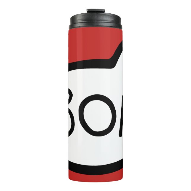 BOK! Croatian Greeting, Hello Speech Bubble Thermal Tumbler (Front)